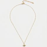Green Stone Star Pendant Necklace
