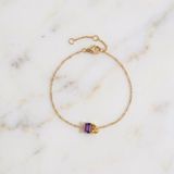 Grandmother and Granddaughter Gold Bracelet