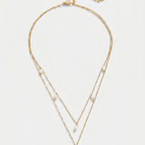 Double Layer Rice Pearl Necklace