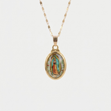 Our Lady Colour Medallion Necklace