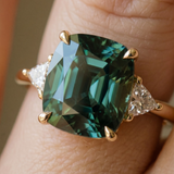 Emerald Necklace and Ring Set