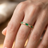 Art Deco Emerald Baguette Ring