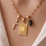 3-in-1 Charm Gold Necklace