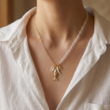 Asymmetric Ocean Charm Necklace