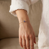 Couples Bracelet with Two Crystals