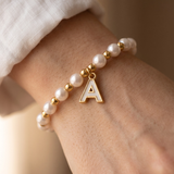 Personalised Initial Pearl Bracelet