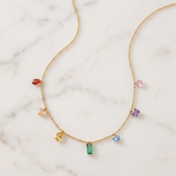 Natural Stone and Pearl Necklace