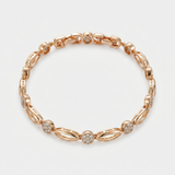 Rose Gold Rosette Openwork Bracelet
