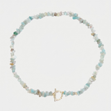 Raw Ocean Stone Toggle Necklace