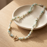 Raw Ocean Stone Toggle Necklace
