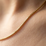 Women’s 14K Gold Box Chain Necklace - Eleanor