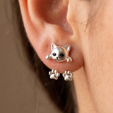 Women’s Cat Paw Earrings Set - Eleanor