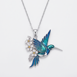 Women’s Sterling Silver Hummingbird Necklace - Eleanor