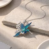 Women’s Sterling Silver Hummingbird Necklace - Eleanor