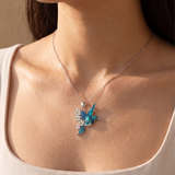 Women’s Sterling Silver Hummingbird Necklace - Eleanor