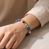 Women’s 7 Chakra Pet Memorial Bracelet - Eleanor