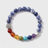 Women’s 7 Chakra Pet Memorial Bracelet - Eleanor