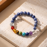Women’s 7 Chakra Pet Memorial Bracelet - Eleanor
