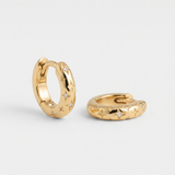 Women’s 18K Gold Plated Huggie Earrings - Eleanor