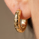 Women’s 18K Gold Plated Huggie Earrings - Eleanor