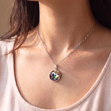 Women’s Hummingbird Glass Pendant Necklace - Eleanor