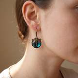 Women’s Antique Gold Dragonfly Earrings - Eleanor
