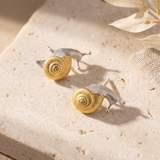 Women’s Snail Stud Earrings - Eleanor