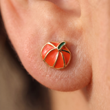 Women’s Pumpkin Stud Earrings - Eleanor