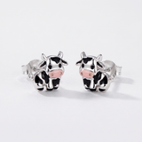 Women’s Cow Stud Earrings - Eleanor