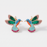 Women’s Crystal Hummingbird Earrings - Eleanor