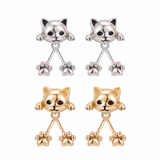 Women’s Cat Paw Earrings Set - Eleanor