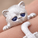 Women’s Cat Wrap Ring - Eleanor