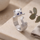 Women’s Cat Wrap Ring - Eleanor