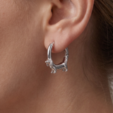Women’s Dachshund Hoop Earrings - Eleanor