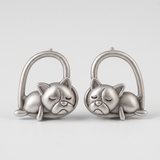 Women’s Sterling Silver Puppy Stud Earrings- Eleanor