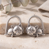 Women’s Sterling Silver Puppy Stud Earrings- Eleanor