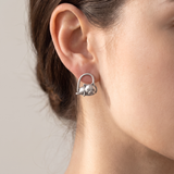 Women’s Sterling Silver Puppy Stud Earrings- Eleanor