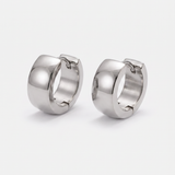 Women’s Small Stainless Steel Hoop Earrings - Eleanor