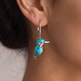 Women’s Kingfisher Drop Earrings - Eleanor