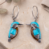 Women’s Kingfisher Drop Earrings - Eleanor