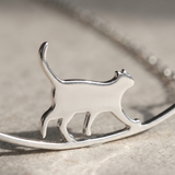 Women’s Cat Bar Necklace - Eleanor