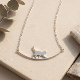Women’s Cat Bar Necklace - Eleanor