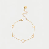 Mother of Pearl Flower Bracelet